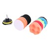 BUGUUYO 12pcs Wave Polishing Pads Kit for Auto Car Detailing