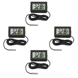 DearCal Digital Fridge Freezer thermometer with LCD Display,Home Temperature Monitor with External Probe for aquarium