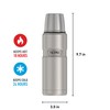 Thermos SK2000STTRI4 Stainless King 16 Ounce Compact Bottle, Stainless Steel,