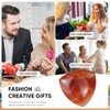 Artistone Red Carnelian Agate Thumb Worry Stone Chakra Healing Crystals