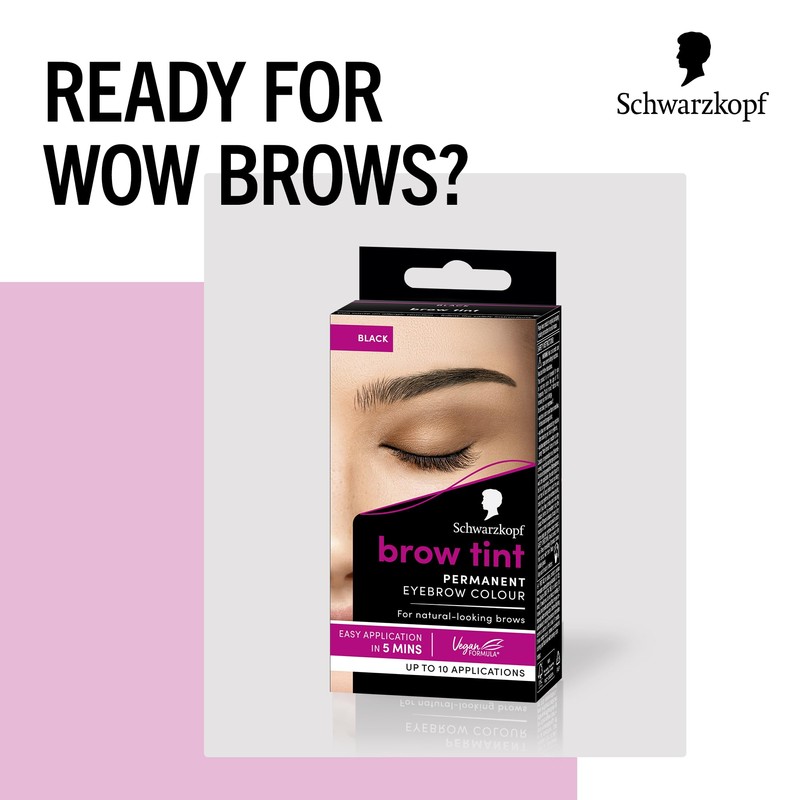 Schwarzkopf Brow Tint Professional formula Eyebrow Dye Brow Tinting Kit