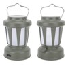 Camping Lantern Solar Powered USB Rechargeable Stepless Dimmable Retro Style