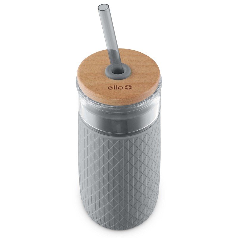 Ello Devon Glass Tumbler with Silicone Sleeve