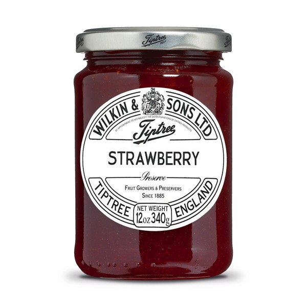 Tiptree Strawberry Preserve, 12 Ounce Jar