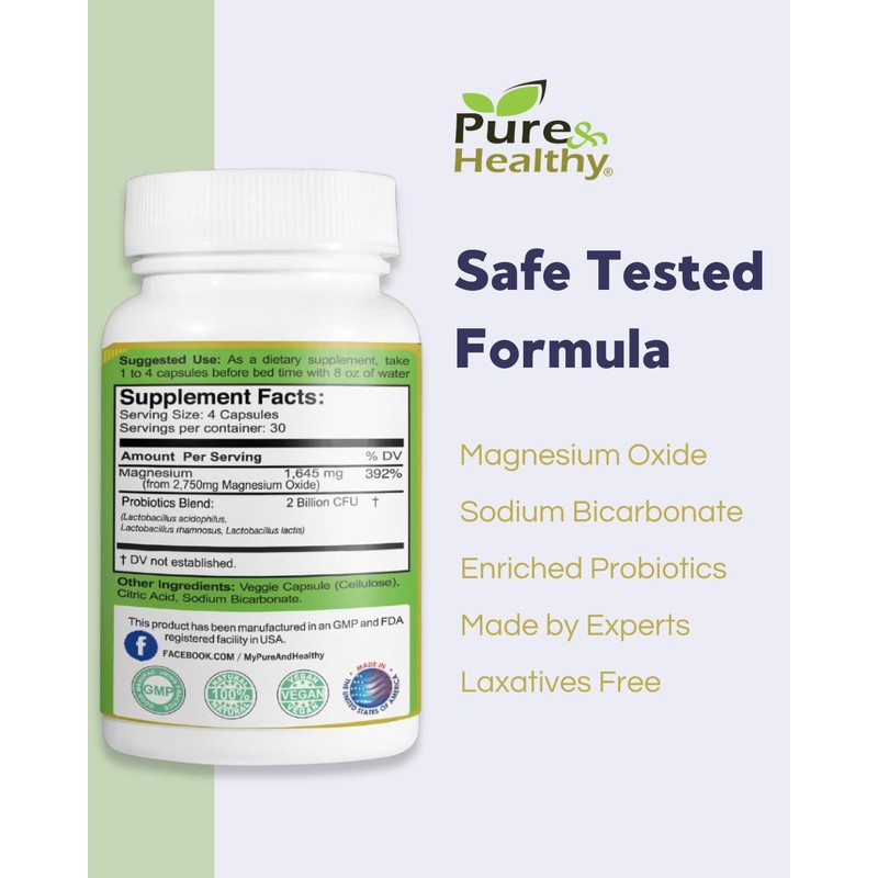 Pure & Healthy Oxybiotic Colon Cleanser (60)