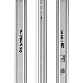 StringKing Metal 3 Pro Goalie Lacrosse Shaft 162 Grams (Silver)