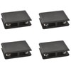 INCREWAY Glass Clamp, 4 Pack Adjustable Double Side Aluminum Alloy