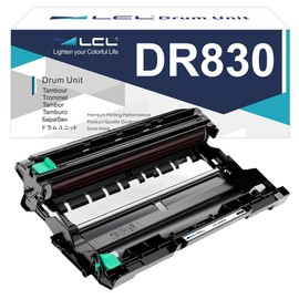 LCL DR830 Drum Replacement for Brother DR830 DR-830 Drum Unit for HL-L2460DW HL-L2405W DCP-L2640DW HL-L2400D HL-L2420DW HL-L2460DWXL HL-L2465DW HL-L2467DW HL-L2865DW HL-L2480DW Printer (1-Pack)
