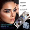 SZDYM Professional super shiny 12 color eyeshadow palette, Multichrome Chameleon