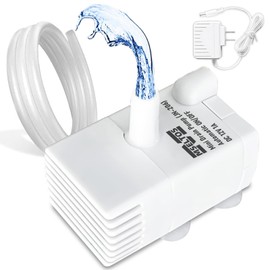 Automatic Small Sump Pump with Water Sensor, 5 FT Lift 55 GPH 115V/230V Mini Condensate Pump with Float Switch, Water Removal for Dehumidifier, Air Conditioner, Ice Maker, Basement, Auto On Off