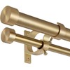 Lwiiom Double Blackout Curtain Rods 140 to 164 Inches (11.5-13.5