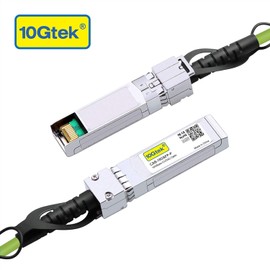 [Green] 10G SFP+ DAC Cable 0.25 m (0.8 ft), Twinax SFP+ Cable for Cisco, Meraki, Ubiquiti UniFi, D-Link, Supermicro, Netgear, Mikrotik, Open Switches