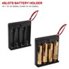 5pcs 4 AA Battery Holder with Cover and Switch, 4X