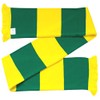 Norwich Fans Green and Yellow Traditional Bar Scarf