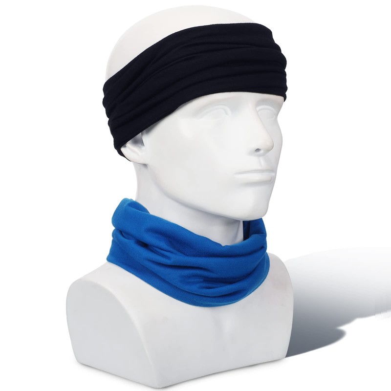 Sintege 4 Pcs DreadLocks Tube Sock Wide Elastic Headband Loc