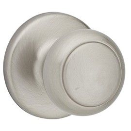 Kwikset Cove Hall/Closet Knob in Satin Nickel