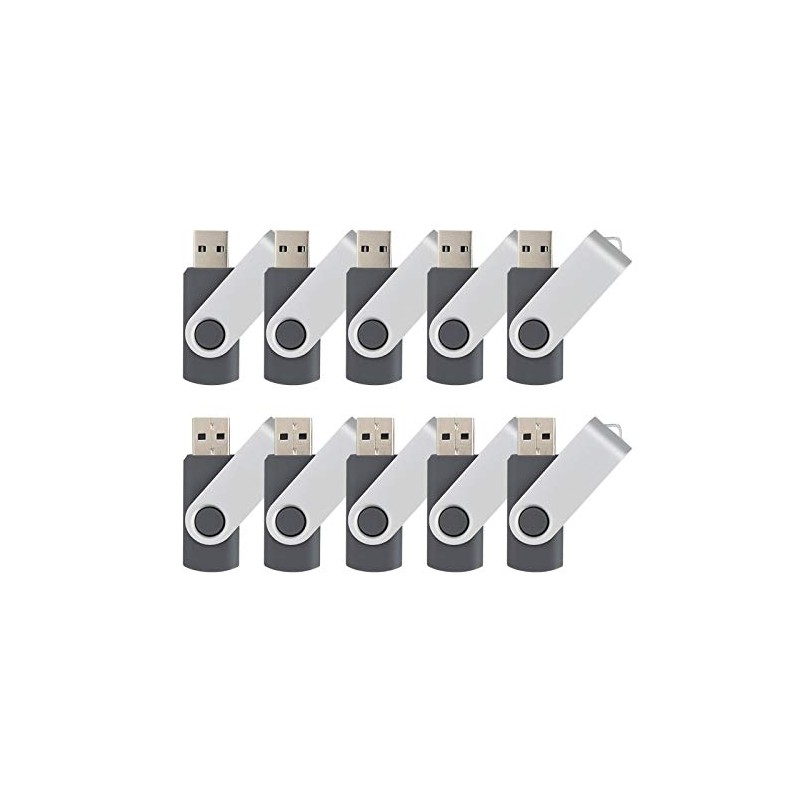 Wholesale 10 Pack 1MB-32GB Bulk Pack USB Flash Drives Swivel