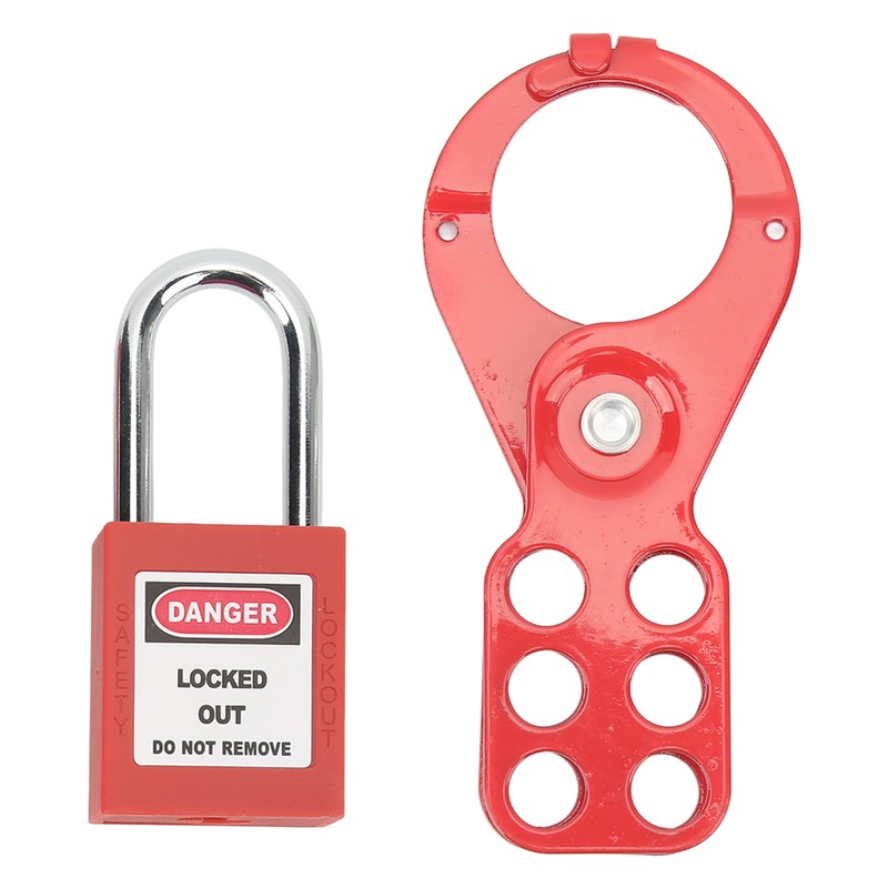 Lockout Tagout Kit With Safety Hasp Padlock Loto Tag Keys