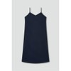JAJU [JAJU] Light Linen Blend Bustier Dress_Navy