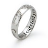 Tioneer Sterling Silver Footprints in The Sand Ring - Size