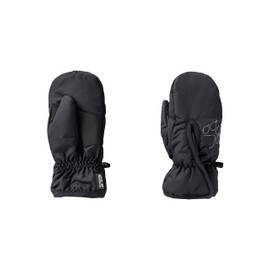 Jack Wolfskin Unisex Children's Easy Entry Mitten K Finger Gloves, Black, 128
