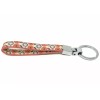 Doliphine wristlet Mini leather key fob keychain with key ring
