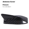 Carbon Fiber Roof Antenna Cover Auto Replacement Accessory Fit for