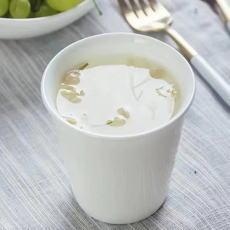 RabyLeo Paper Cup Design Ceramic Mug Eco-Friendly Reusable Cup, Minimalist
