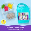 Kinetic Sand Splash Starter Playset & Case with 6oz Color-Change