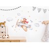 Little Deco DL871-8 Wall Sticker Bear in Plane for Children's