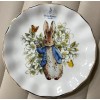 Beatrix Potter Peter Rabbit Scalloped 8" Salad Plates with Gold