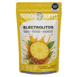 TODO KETO Electrolito Polvo Sin Azúcar (150g) - Hidratación Deportiva para Runners, Ciclismo y Gym - Sales de Magnesio, Potasio y Sodio - Evita...    