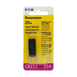 Bussmann (BP/CB211-25-RP) ATM 25 Amp Type-I Mini Circuit Breaker