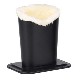 AOVNA Plush Lined Eyeglass Holder Leather Protective Eyeglass Holder Pen Holder Sunglasses Holder Desktop Case for Home, School and Office