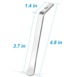 ptiysta Bicycle Tire Lever, Stainless Steel Tire Scoop, Tire Pry Bar, Bicycle Tire Repair Replacement Removal Tool,Tire Scoop 4pcs