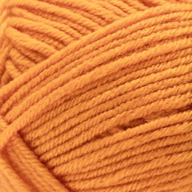 Estako DailyKnit-DK - 100% Anti-Pilling Acrylic Yarn - Soft DK Light Weight #3 - (3.52 oz / 273 Yds) - for Knitting & Crocheting (80200 - Orange)