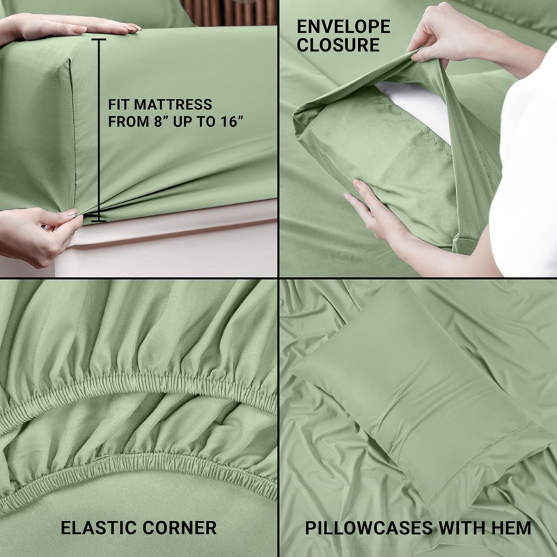 Utopia Bedding Utopia Bedding Twin XL Sheets - 3 Piece