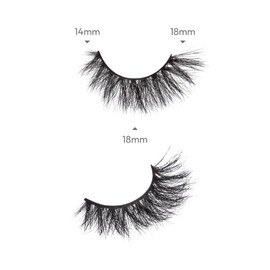 i-ENVY False Lashes Luxury Mink Collection Eyelashes 100% Real Mink Glamorous Eye Look Lashes Maximum Fluffiness 3D Multi-Curl Angle