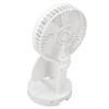 USB Desktop Fan Foldable Rechargeable Battery Makeup Mirror Function Bottom