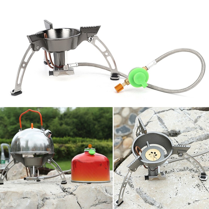 BRS-11 Outdoor Portable Safe Gas Stove Burner Foldable Split Furnace