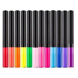 12PCS Liquid Colored Eyeliner Waterproof Fadeless Matte Eyeliner Pencil Set for Makeup