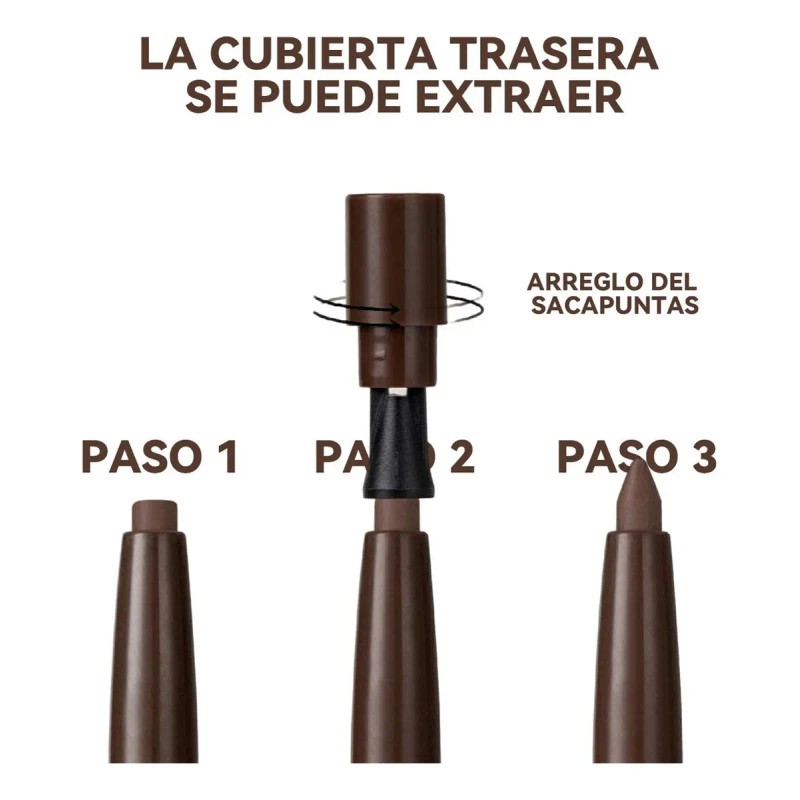 Kit 3 Delineador En Gel Retráctil Waterproof Larga Duración