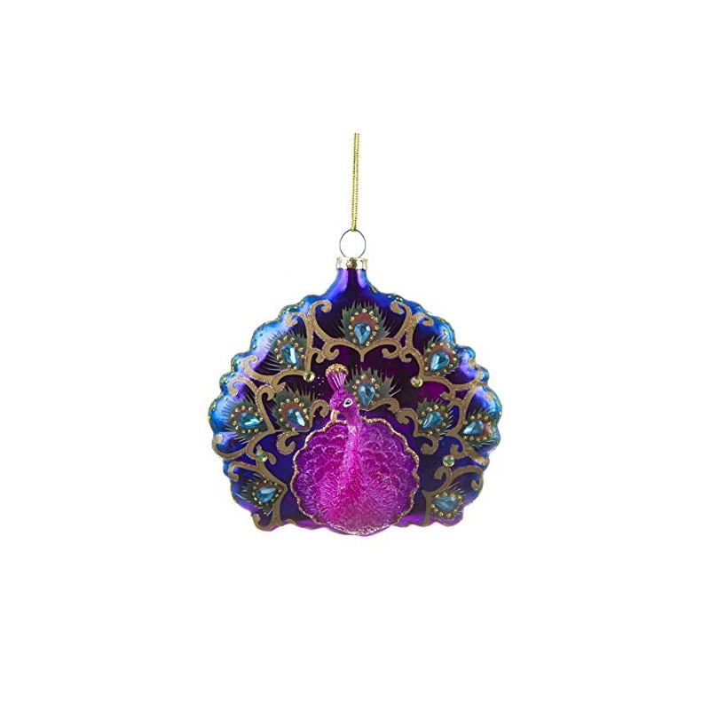 Sass and Belle Glass Peacock Shaped Ball