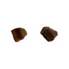 Gemstone Chip Stud Earrings, 1x1cm, Tiger's Eye