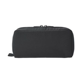 Muji NDE16A1S Polyester Gadget Pouch, Black, Approx. Width 7.9 x Height 3.5 x Depth 2.4 inches (20 x 9 x 6 cm)