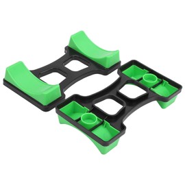 Hapivida 1 Pair Dumbbell Rack, Prevent Rolling Dumbbell Bracket Mat Floor Protection Holder ABS Engineering Plastics Gym Equipment for Home and Gym