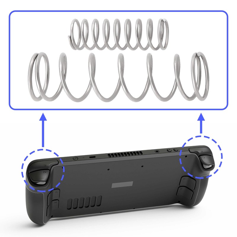 SG Store 4pcs L1R1 L2R2 Button Key Springs Compatible with