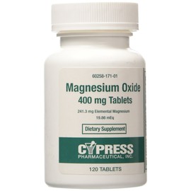 Cypress Magnesium Oxide 400 Mg Tablet 120 Tablets, Pack of 3