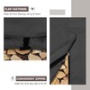 ULTCOVER Waterproof Firewood Racks Cover 8 Feet Heavy Duty Outdoor