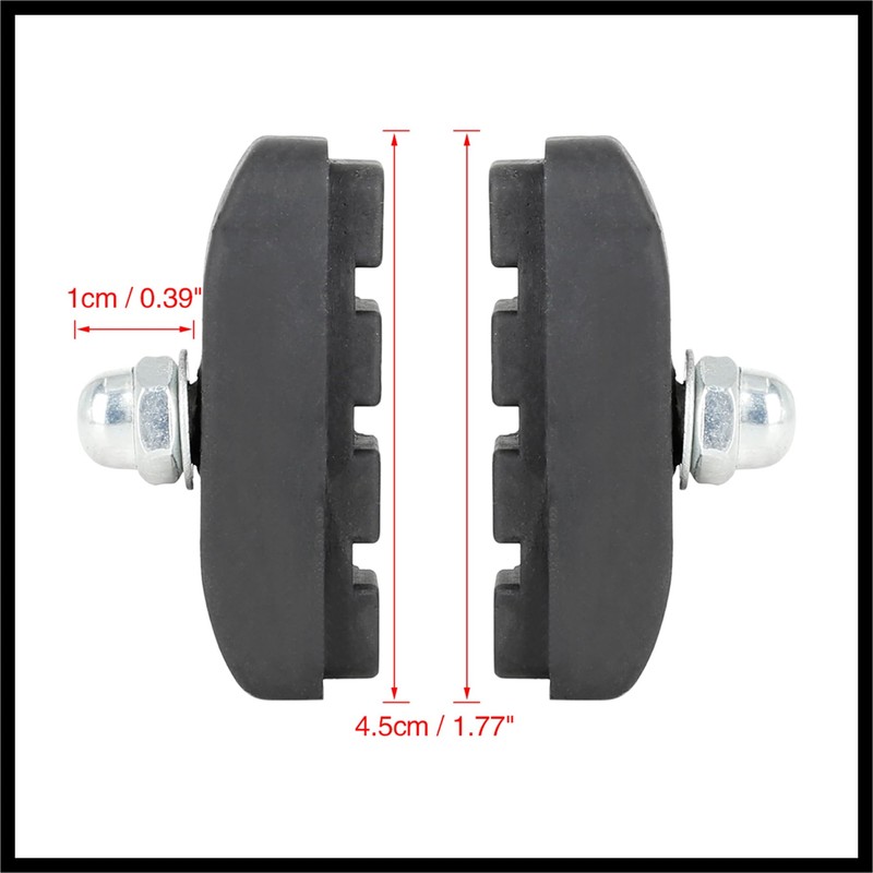 Hihaha Pair Bike Brake Pads Bicycle Block Mountain Bike MTB